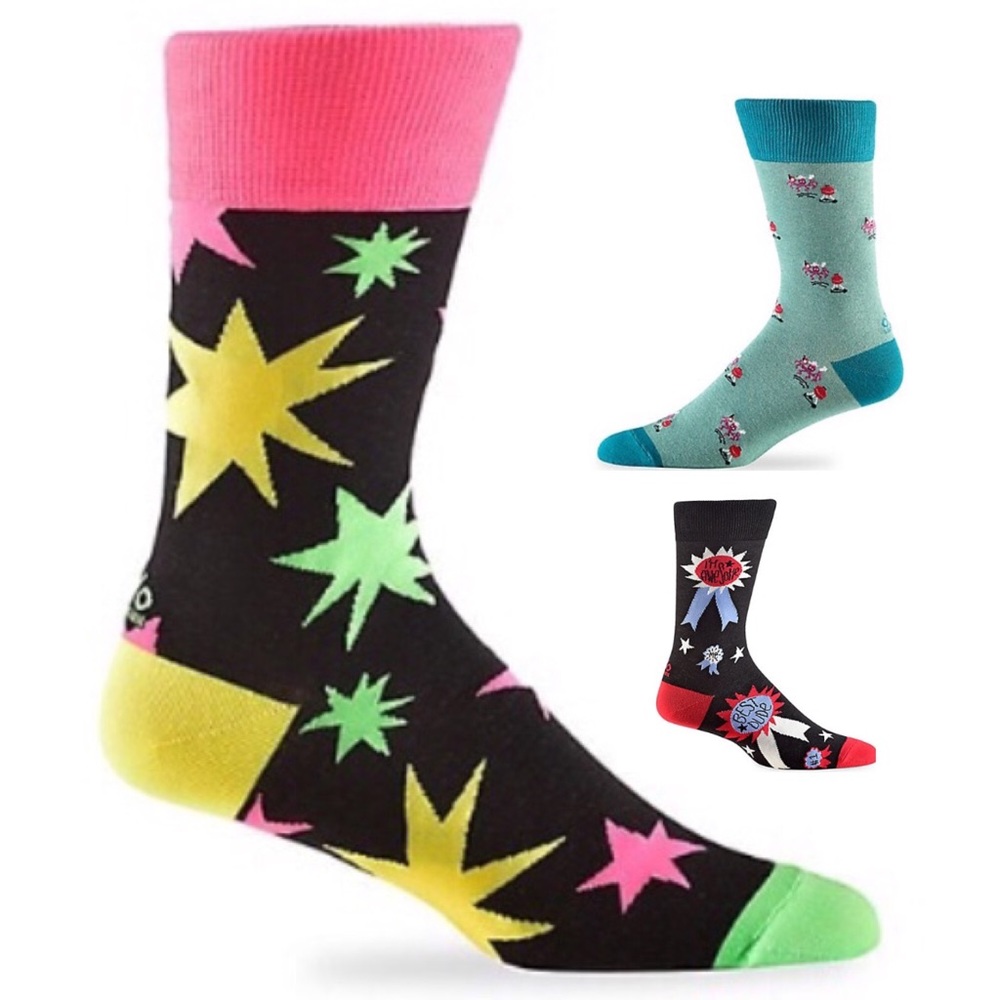 3pairs of Yo Sox Socks